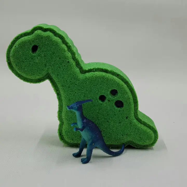 Dinosaur Bath Bomb with Dinosaur Toy Inside