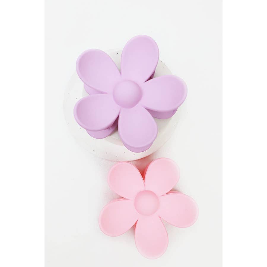 Pastel Tone Daisy Hair Clips: MIX COLOR / ONE