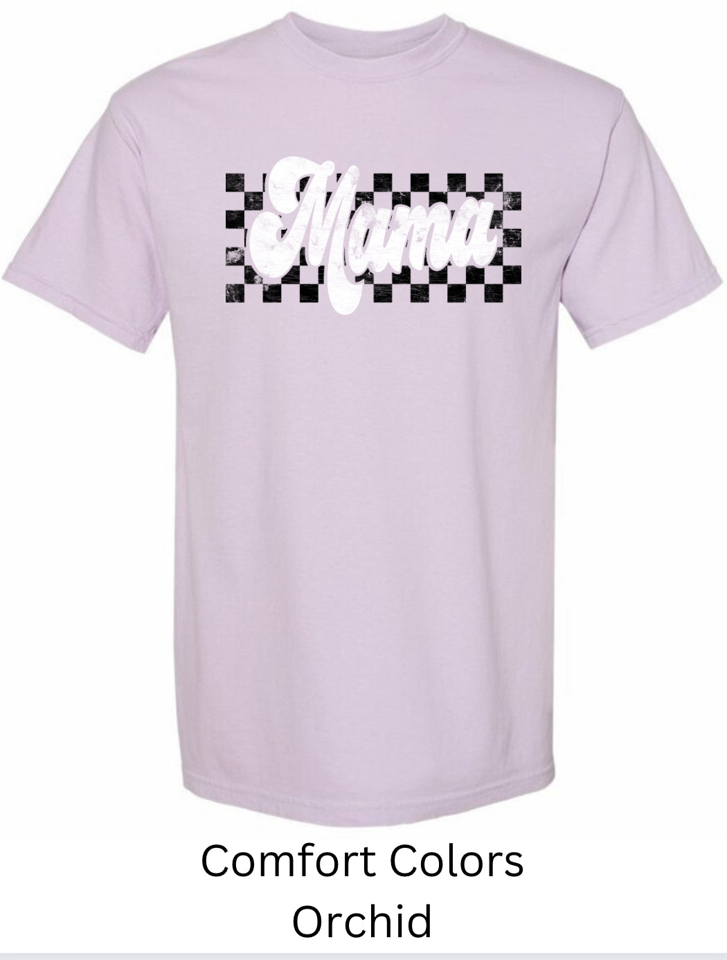 Checkered Mama/ Auntie T-shirt