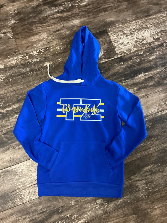 Blue TZ Wambdi Hoodie