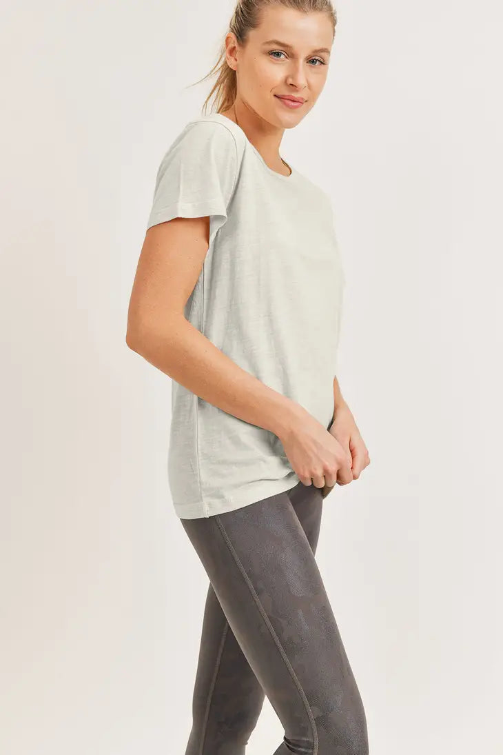 Essential Round Neck Athleisure Tee