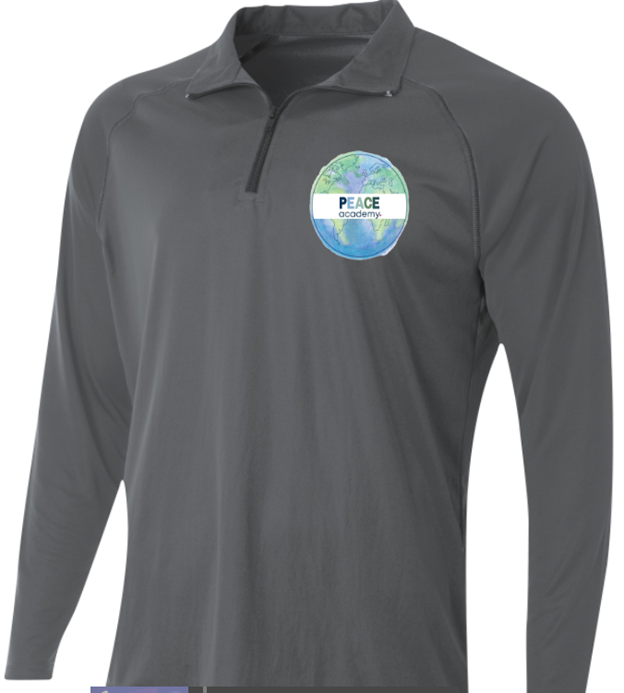 Adult Peace Academy A4 Quarter Zip Original Logo