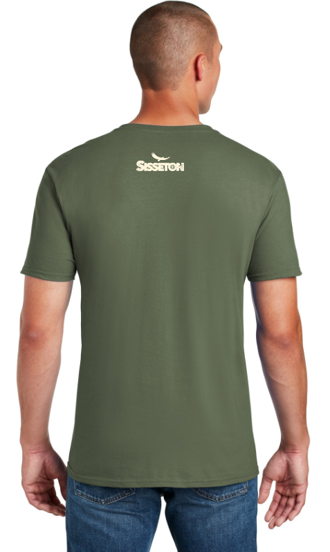 Sisseton HOME Shirt Gildan Military Green, Heather Navy, Antique Cherry Red