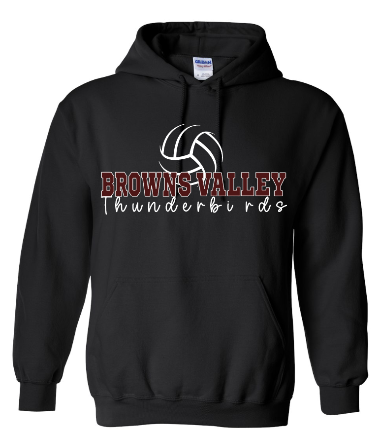 Browns Valley Gildan Heavy Blend 50/50 Sweatshirt Volleyball