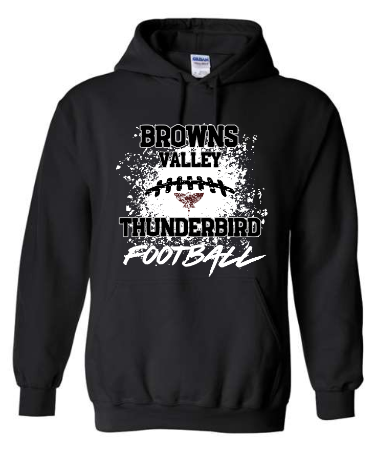 Browns Valley Gildan Heavy Blend 50/50 Sweatshirt Football