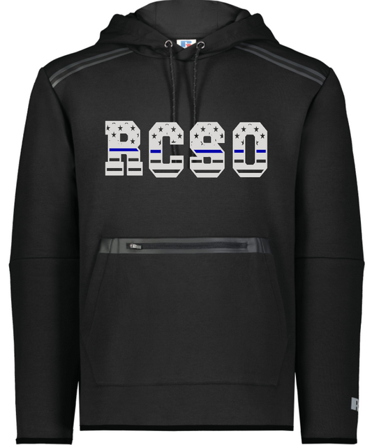 RCSO Thin Blue Line Font Russell Brand Hoodie