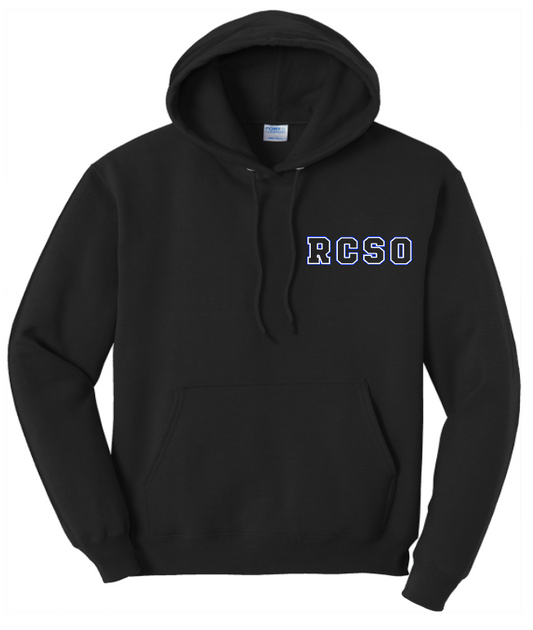 RCSO Flag on Back Port & Company Core Fleece Hoodie