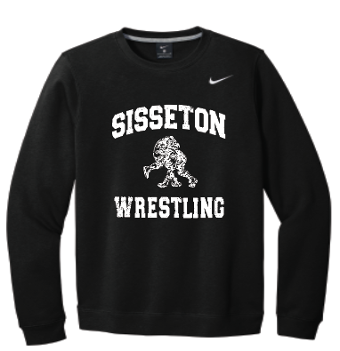 Sisseton Wrestling Nike Club Fleece Crewneck