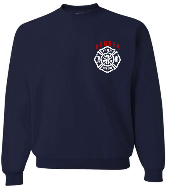 Renner Fire Jerzees Crewneck Sweatshirt LOGO 2