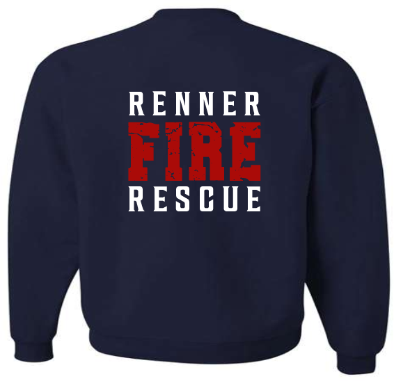 Renner Fire Jerzees Crewneck Sweatshirt LOGO 2