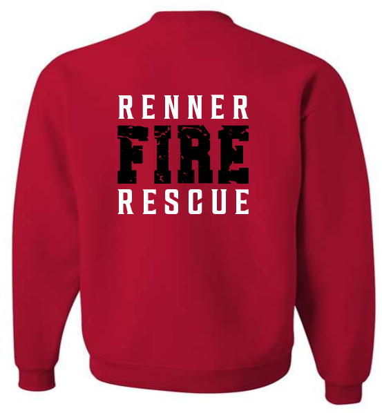 Renner Fire Jerzees Crewneck Sweatshirt LOGO 2