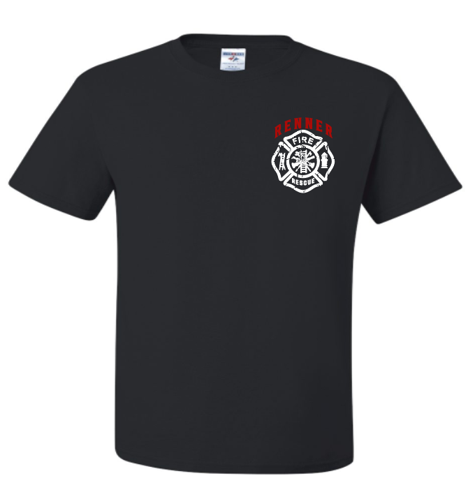 Renner Fire Jerzees Dri Power Tee LOGO 2