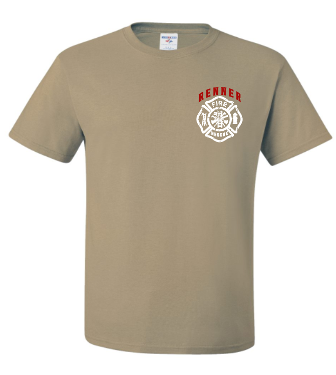 Renner Fire Jerzees Dri Power Tee LOGO 2