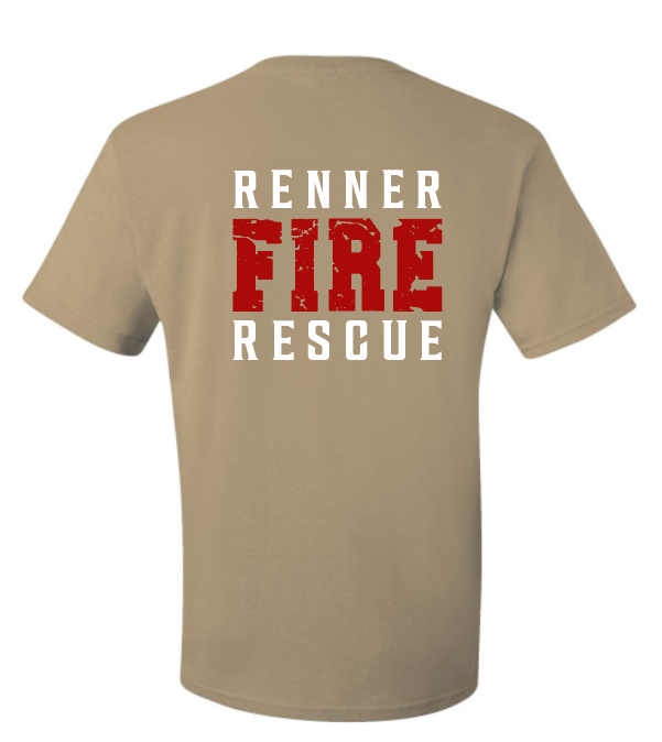 Renner Fire Jerzees Dri Power Tee LOGO 2