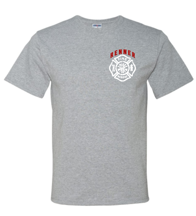 Renner Fire Jerzees Dri Power Tee LOGO 2