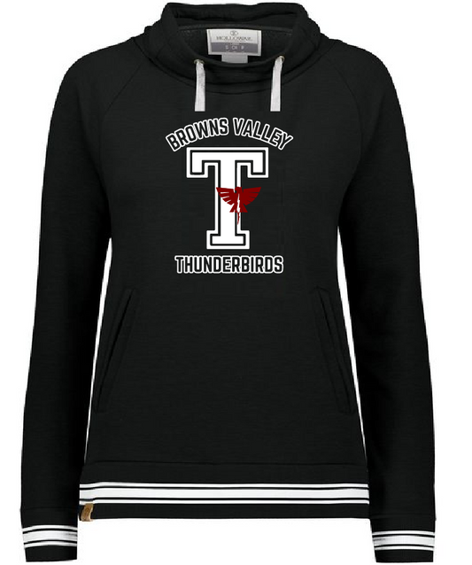 BV Ladies All American Funnel Neck Pullover