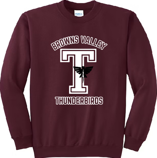 BV Port & Co Core Fleece Crewneck