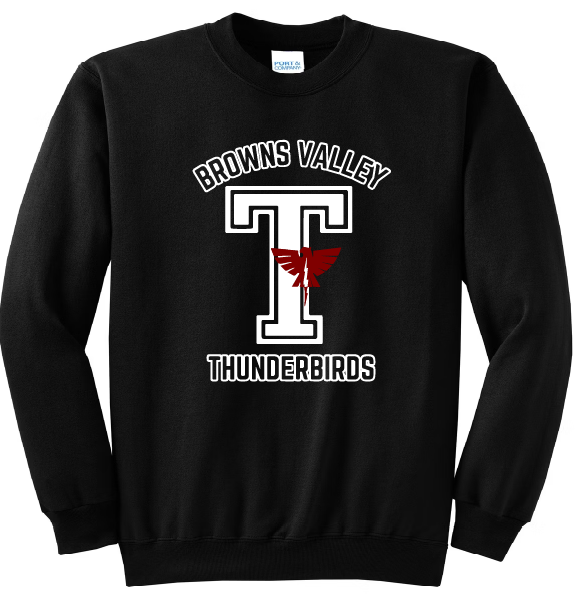 BV Port & Co Core Fleece Crewneck