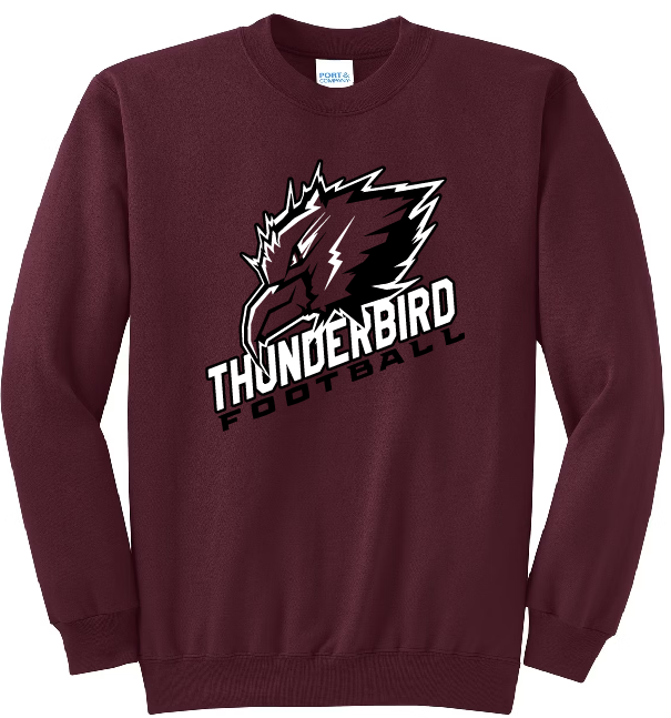 BV Football Port & Co Core Fleece Crewneck