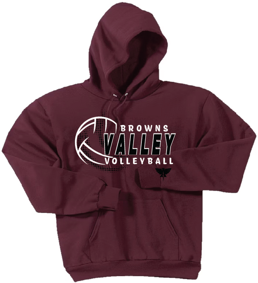 BV Volleyball Port & Co Core Fleece Hoodie