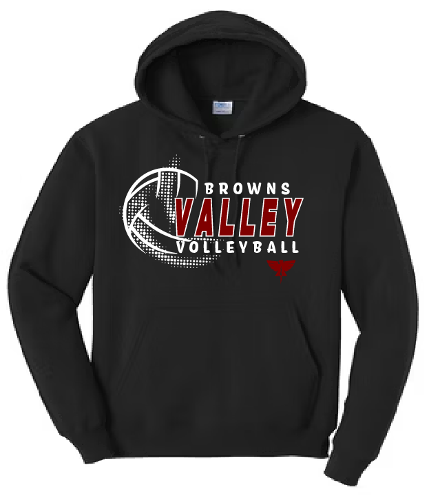 BV Volleyball Port & Co Core Fleece Hoodie