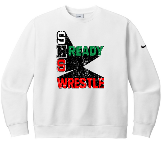 Nike Club Fleece Sleeve Swoosh Crew NKFD9863