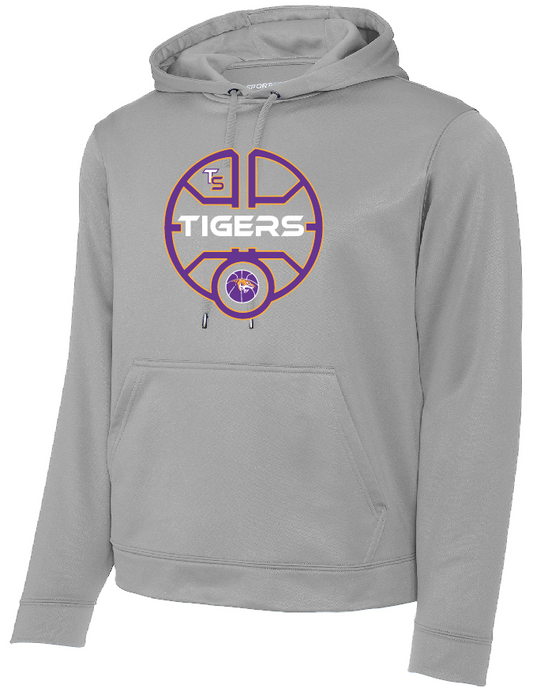Sport-Tek® Sport-Wick® Fleece Hooded Pullover F244 Basketball
