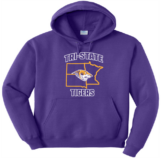 Port & Co™ Core Fleece Pullover Hooded or Crewneck Sweatshirt PC78H Tristate
