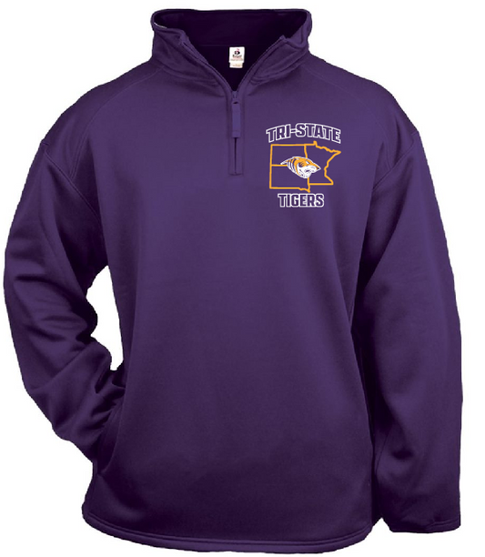 Badger Men's Performance Quarter-Zip Pullover - 1480 TriState