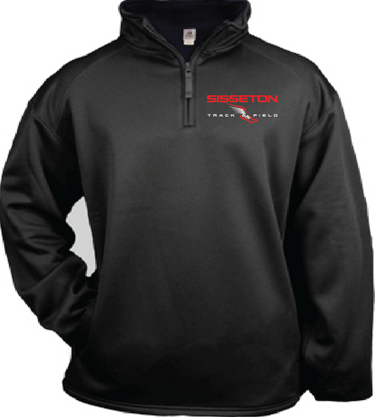 Badger 1/4 Zip Poly Performance Fleece Pullovers