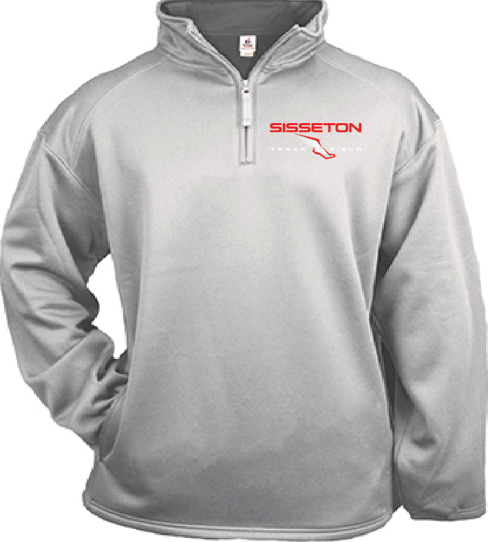 Badger 1/4 Zip Poly Performance Fleece Pullovers