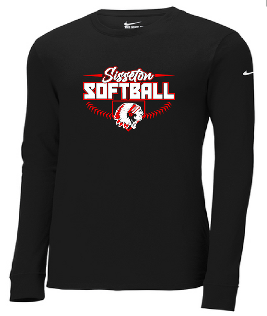 Nike Dri-FIT Cotton/Poly Long Sleeve Tee NKBQ5230