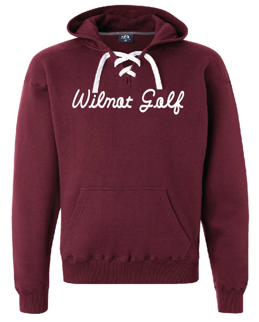 Embroidered Titleist J. America Men's Sport Lace Hooded Sweatshirt - 8830