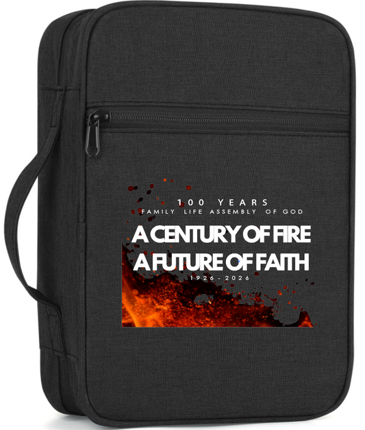 Bible Cover with Durable Handle, Carrying Book Case Church Bag Bible, Protective with Zippered Pocket, Bible Study Accessories Supplies, Book Protector for Book Lovers, Black