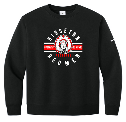 Nike Club Fleece Sleeve Swoosh Crew