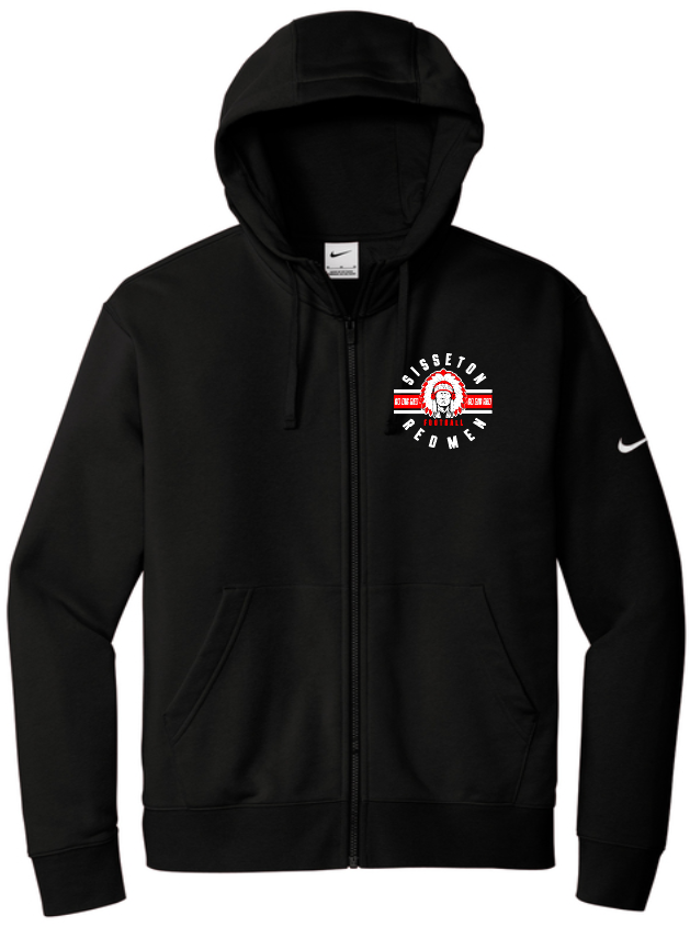 Nike Club Fleece Sleeve Swoosh Full-Zip Hoodie