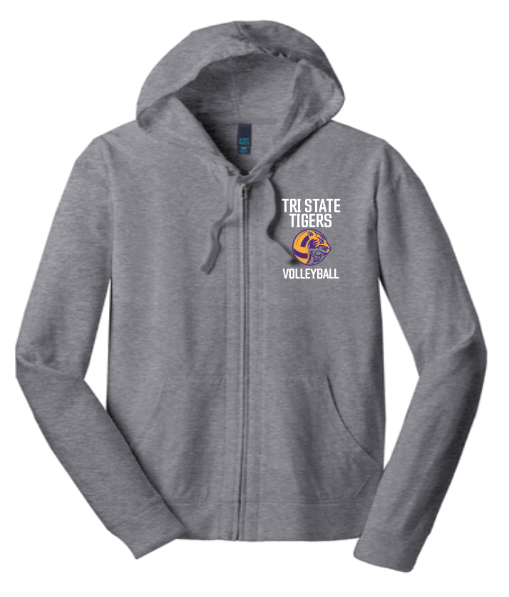District® Jersey Full-Zip Hoodie