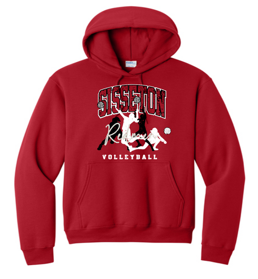 Port & Co Core Fleece Hoodie RED Youth & Adult