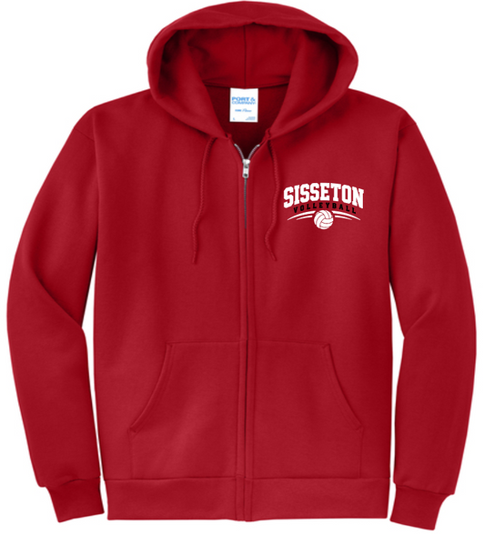 Port & Co® Core Fleece Full-Zip Hooded Sweatshirt Youth & Adult