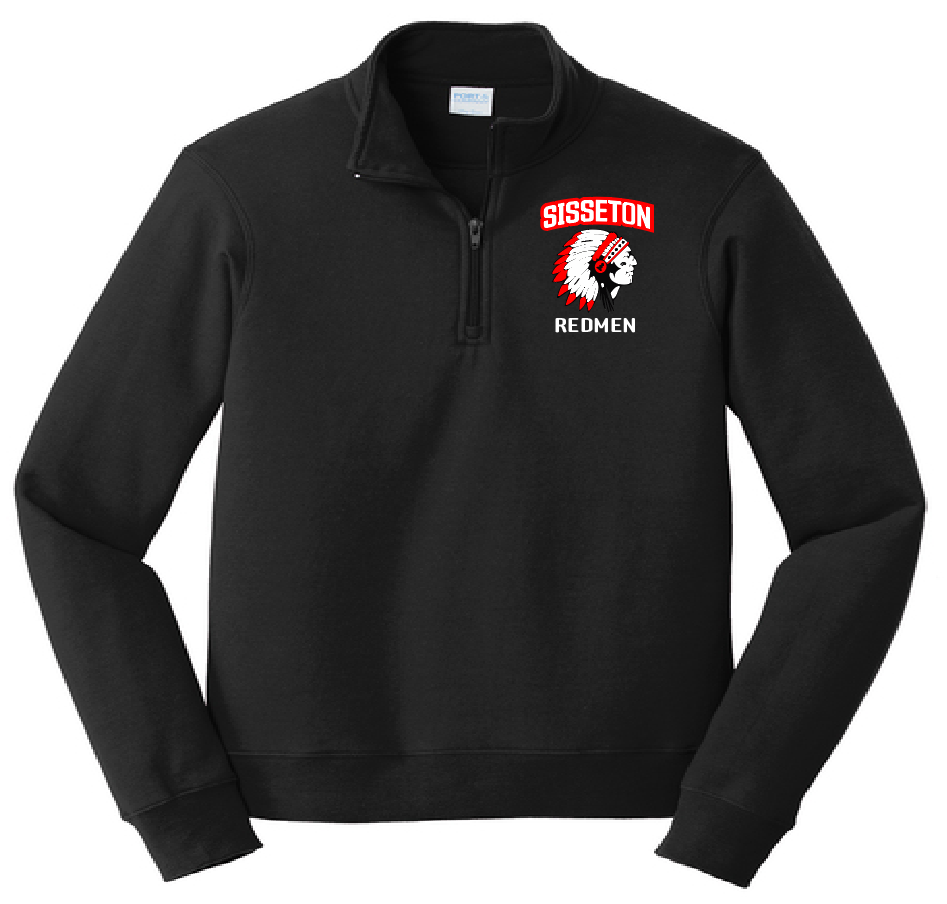 EMBROIDRED Port & Co® Fan Favorite® Fleece 1/4-Zip Pullover Sweatshirt sisseton
