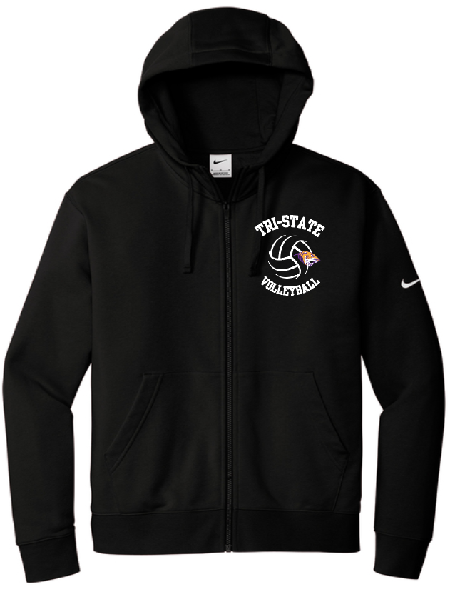 Nike Club Fleece Sleeve Swoosh Full-Zip Hoodie