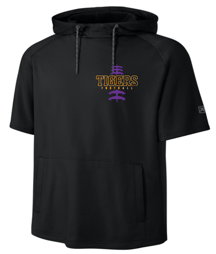 EMBROIDERED Richardson Charge Performance Fleece Short Sleeve Hoodie