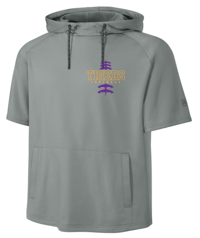 EMBROIDERED Richardson Charge Performance Fleece Short Sleeve Hoodie