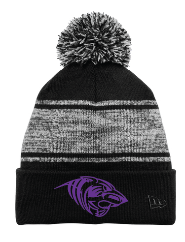 EMBROIDERED  New Era® Knit Chilled Pom Beanie