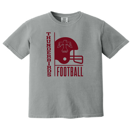 Comfort Colors® Heavyweight Ring Spun Tee Football Youth & Adult