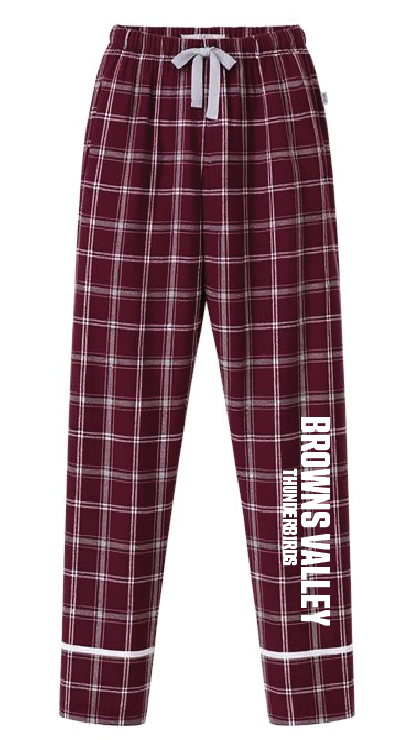 Youth Boxercraft Wide Cuff Flannel Pants - BY6603