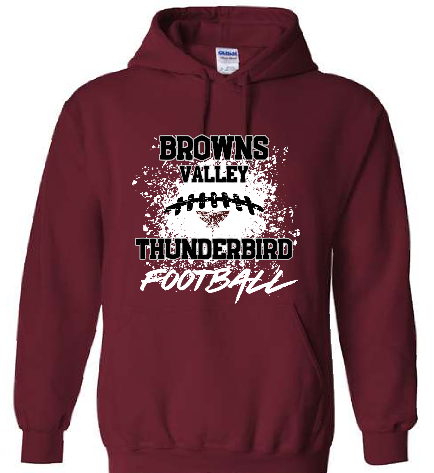 Browns Valley Gildan Heavy Blend 50/50 Sweatshirt Football