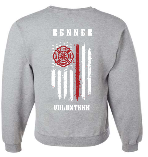 Renner Fire Jerzees Crewneck Sweatshirt