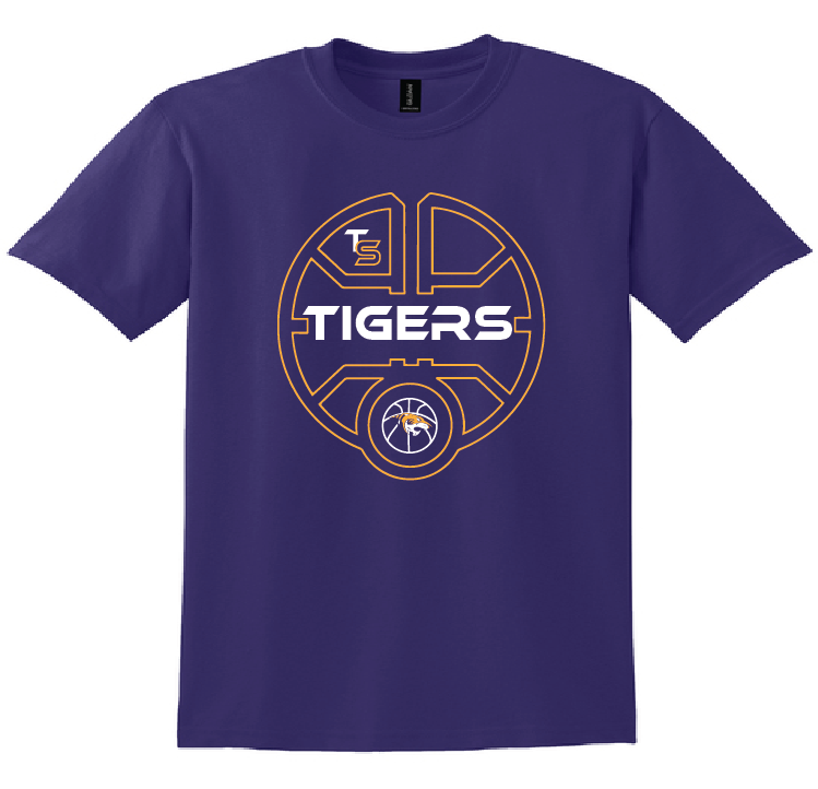Gildan® DryBlend® 50 Cotton/50 Poly T-Shirt 8000 Basketball