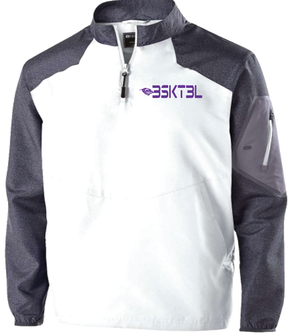 Holloway Men's Raider Quarter-Zip Jacket Short & Long Sleeve Logo 2